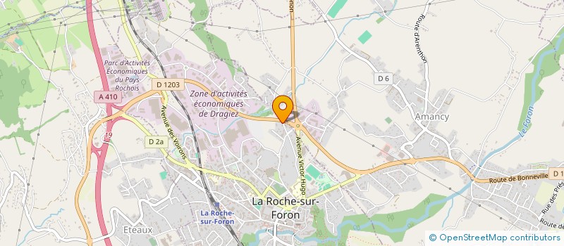 localisation de l'entreprise CHARPENTE ET TRADITION à LA ROCHE-SUR-FORON