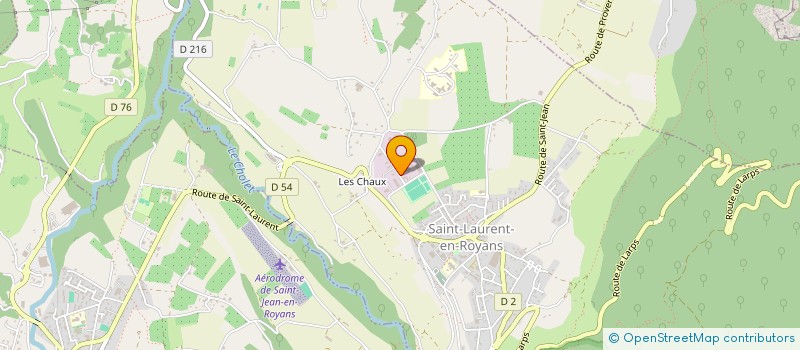 localisation de l'entreprise CHARPENTE FAISAN à SAINT-LAURENT-EN-ROYANS