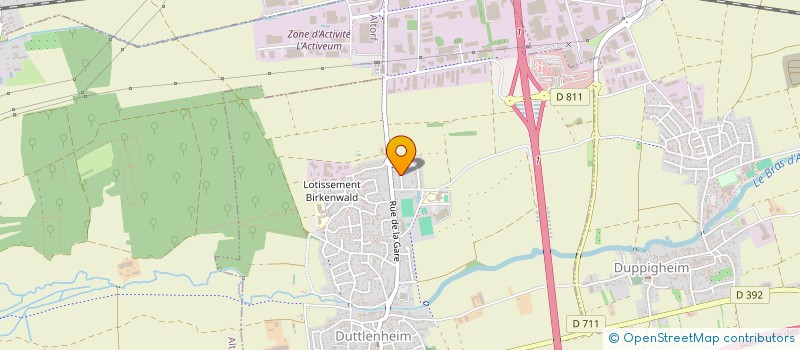 localisation de l'entreprise CHARPENTE HEYD  KOLBSHEIM