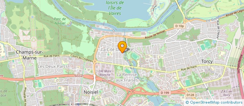 localisation de l'entreprise CHARPENTE INDUST MACON GENERALE  NOISIEL