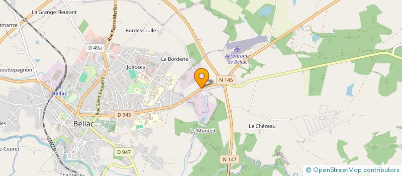 localisation de l'entreprise CHARPENTE-MA ONNERIE DE LA BASSE MARCHE SARL à BLANZAC