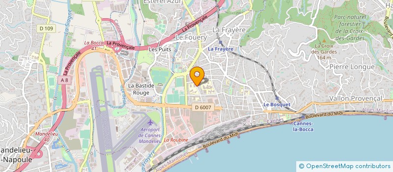 localisation de l'entreprise CHARPENTE MARINE COELHO à CANNES