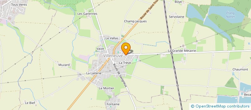 localisation de l'entreprise CHARPENTE MARTINS MARCELO à VILLENEUVE
