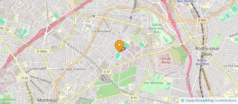 localisation de l'entreprise CHARPENTE MENUIS AGENCE PARIS MONTREUIL à MONTREUIL