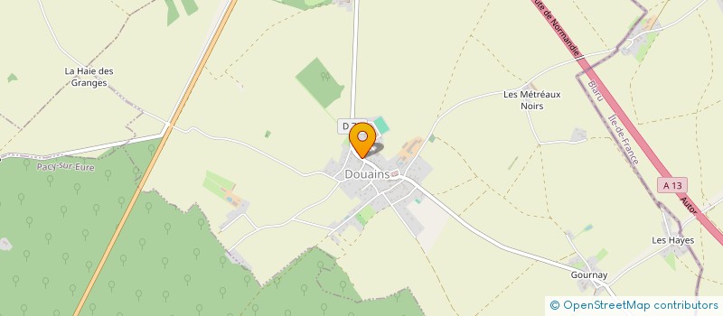 localisation de l'entreprise CHARPENTE MENUISERIE MAILLARD SARL  DOUAINS