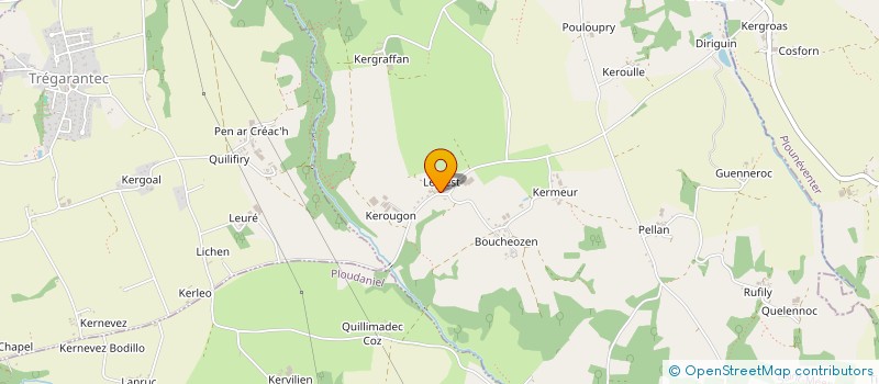 localisation de l'entreprise CHARPENTE MENUISERIE PERHIRIN PERE ET FILS  SAINT-MEEN