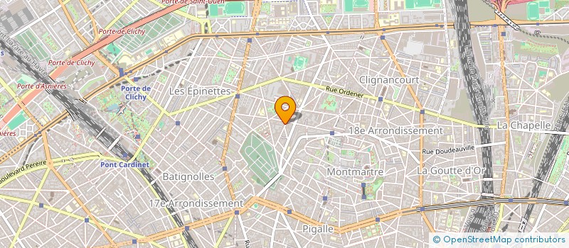 localisation de l'entreprise CHARPENTE METAL à PARIS