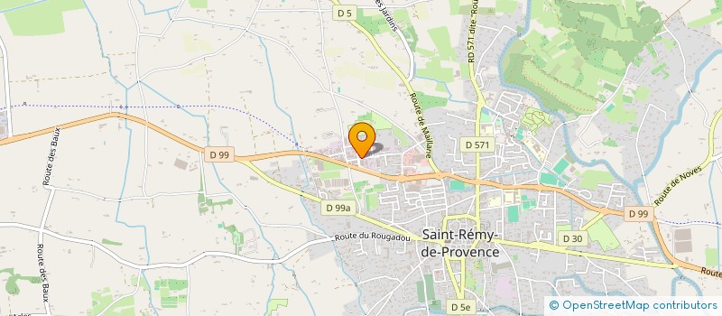 localisation de l'entreprise CHARPENTE METALLIQUE JULLIARD  SAINT-REMY-DE-PROVENCE