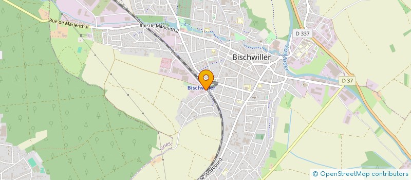 localisation de l'entreprise CHARPENTE MGS à BISCHWILLER