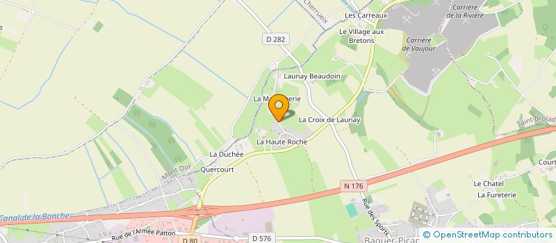 localisation de l'entreprise CHARPENTE NIMSGERN  BAGUER-PICAN