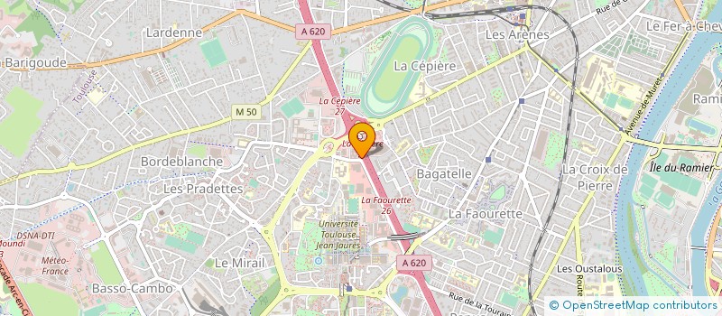 localisation de l'entreprise CHARPENTE OCCITANIE 31 à TOULOUSE