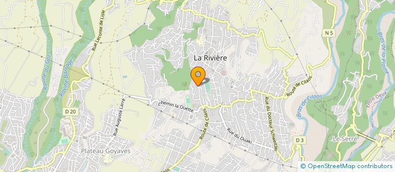 localisation de l'entreprise CHARPENTE OSSATURE BOIS MASSIF à SAINT-LOUIS