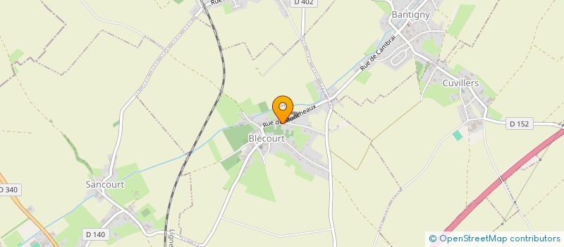 localisation de l'entreprise CHARPENTE & PLUS à BLECOURT