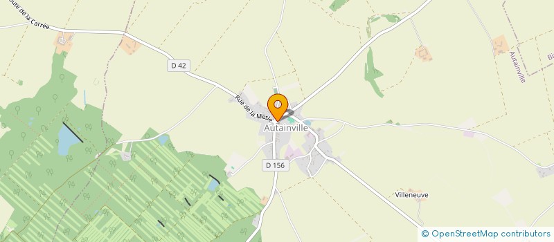 localisation de l'entreprise CHARPENTE RABEIREN  AUTAINVILLE