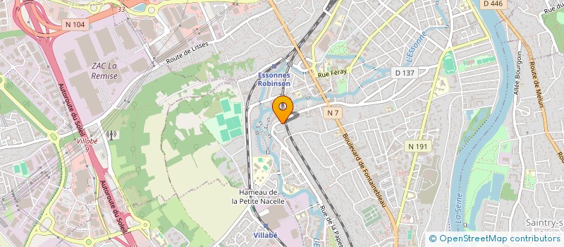 localisation de l'entreprise CHARPENTE REALISATION OSSATURE BOIS à CORBEIL-ESSONNES