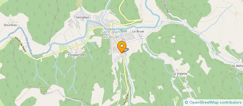 localisation de l'entreprise CHARPENTE ROUCHES  SAINT-JEAN-DU-BRUEL