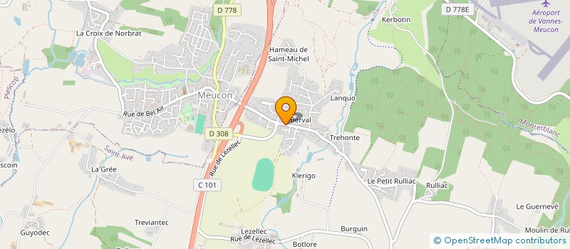 localisation de l'entreprise CHARPENTE TASTARD  SAINT-AVE