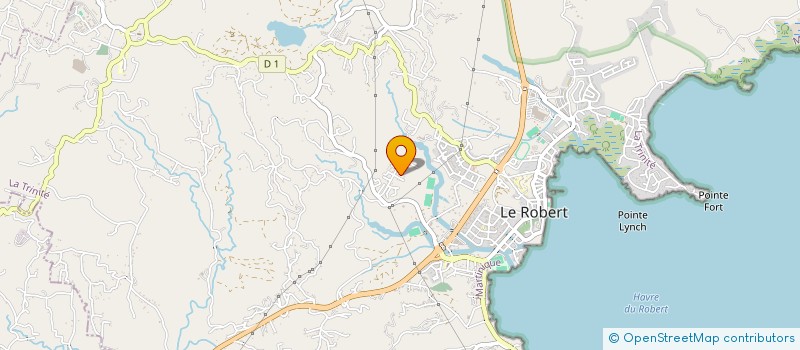 localisation de l'entreprise CHARPENTES COUVERTURE GOUTTIERES MARTINON à LE ROBERT