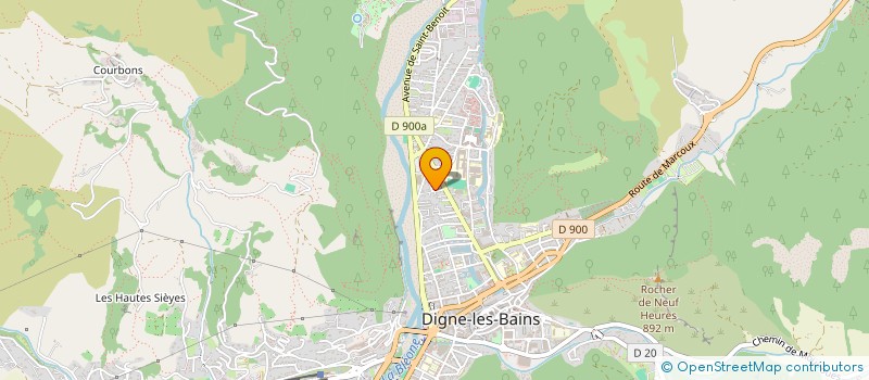 localisation de l'entreprise CHARPENTES COUVERTURES DIGNOISES à DIGNE-LES-BAINS