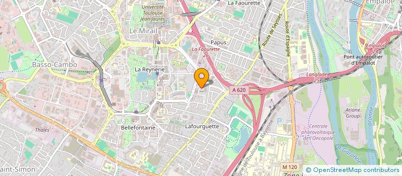 localisation de l'entreprise CHARPENTES DU SUD 31  TOULOUSE