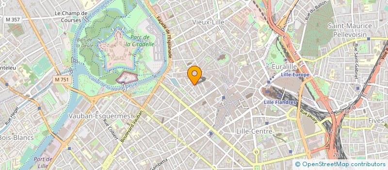 localisation de l'entreprise CHARPENTES ET STRUCTURES à LILLE