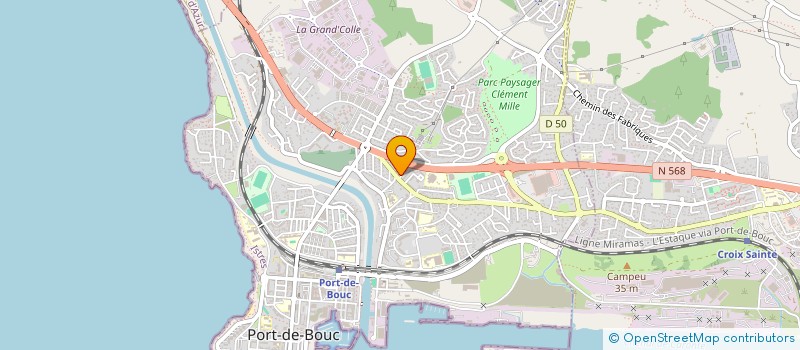 localisation de l'entreprise CHARPENTES FERRONNERIE DU BATIMENT à PORT-DE-BOUC