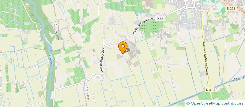 localisation de l'entreprise CHARPENTES FOURNIER  SARRIANS