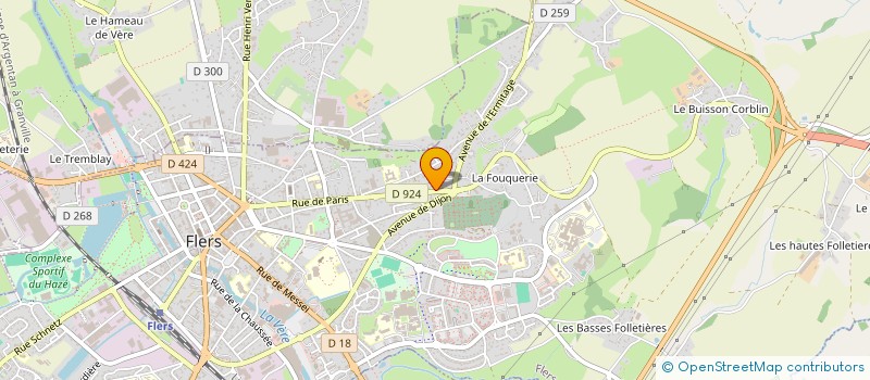 localisation de l'entreprise CHARPENTES LGB à FLERS