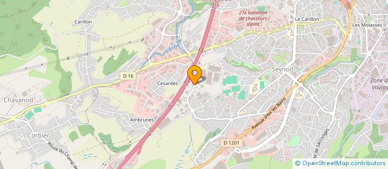 localisation de l'entreprise CHARPENTES SAVOYARDES à ANNECY