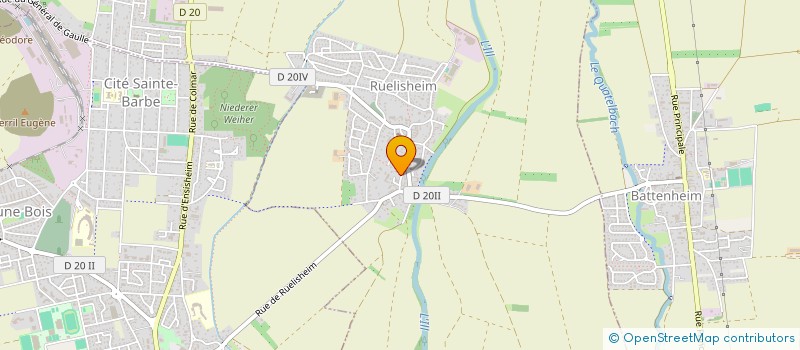 localisation de l'entreprise CHARPENTES VOGT SARL à RUELISHEIM