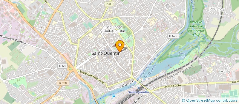 localisation de l'entreprise CHARPENTIER à SAINT-QUENTIN