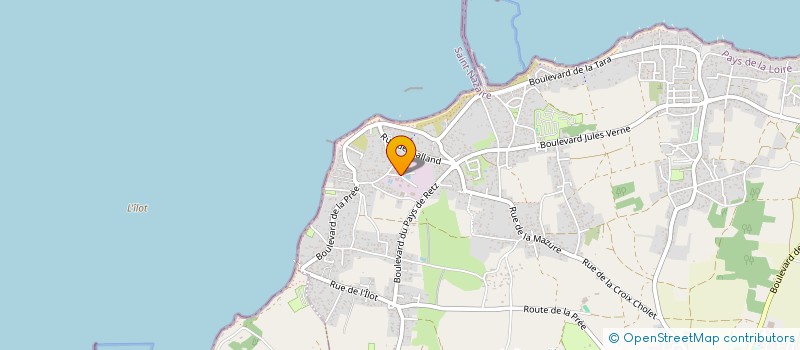 localisation de l'entreprise CHARPENTIER à LA PLAINE-SUR-MER