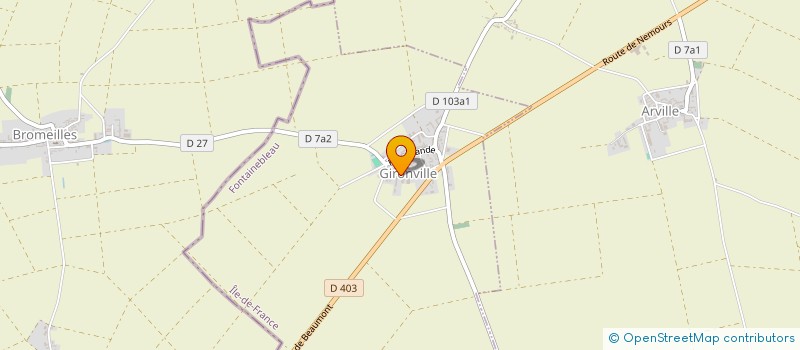 localisation de l'entreprise CHARPENTIER  GIRONVILLE