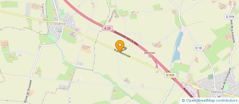 localisation de l'entreprise CHARPENTIER DES FLANDRES à METEREN