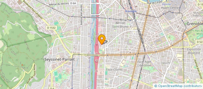 localisation de l'entreprise CHARPENTIER DES SOMMETS  GRENOBLE