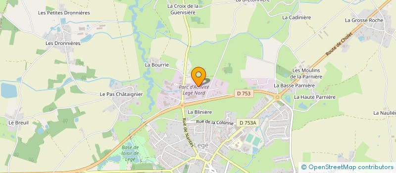 localisation de l'entreprise CHARPENTIER DU BORD DE LOGNE à LEGE