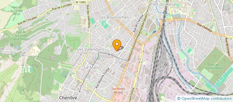 localisation de l'entreprise CHARPENTIER GEORGES DEVELOPPEMENT à DIJON