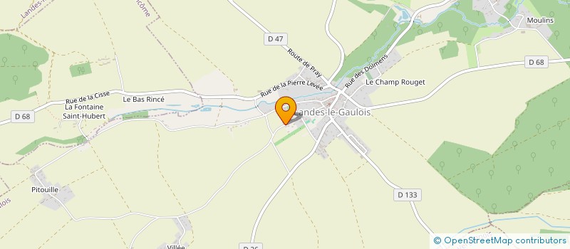 localisation de l'entreprise CHARPENTIER IMMO 41  LANDES-LE-GAULOIS