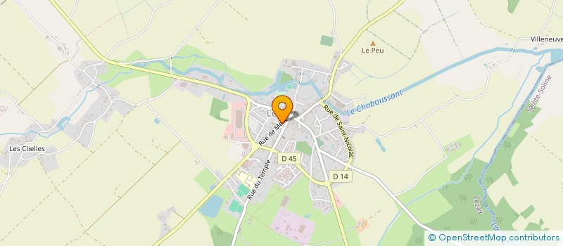 localisation de l'entreprise CHARPENTIER INV  LEZAY