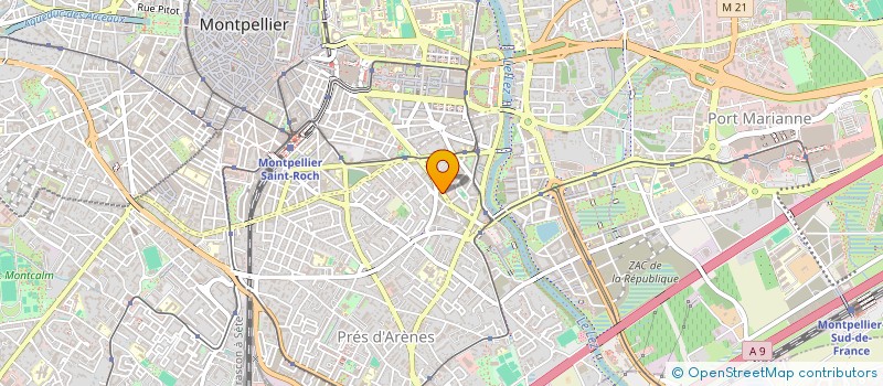 localisation de l'entreprise CHARPENTIER JEAN PIERRE ET ANNIE INDIVISION à MONTPELLIER