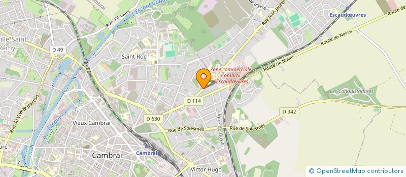localisation de l'entreprise CHARPENTIER POSEUR NORD  CAMBRAI