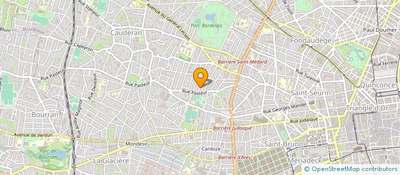 localisation de l'entreprise CHARPENTIERS ACJ à BORDEAUX