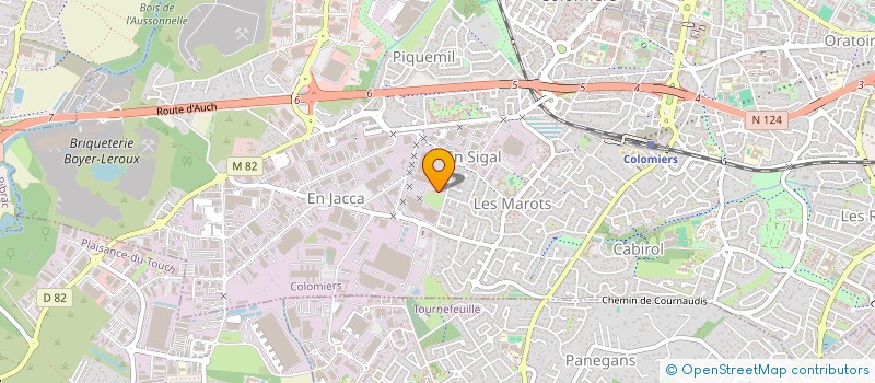 localisation de l'entreprise CHARPENTIERS-COUVREURS DE GASCOGNE à COLOMIERS