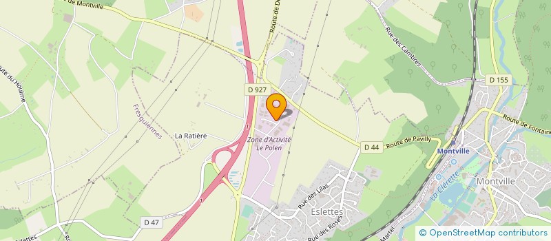 localisation de l'entreprise CHARPENTIERS D'AUJOURD'HUI-HUSBAT à ESLETTES