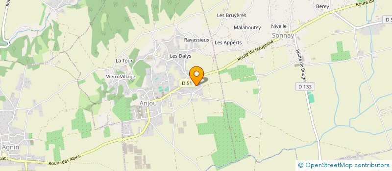localisation de l'entreprise CHARPENTIERS DE SONNAY HILAIRE ET FILS à ANJOU