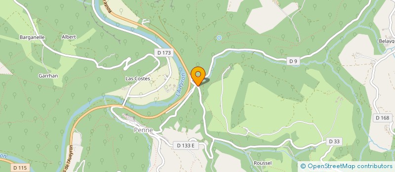 localisation de l'entreprise CHARPENTOIT D'OC  PENNE