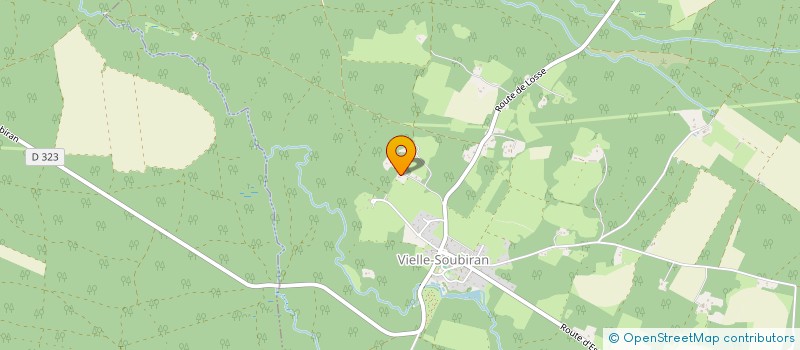 localisation de l'entreprise CHARPETA  VIELLE-SOUBIRAN