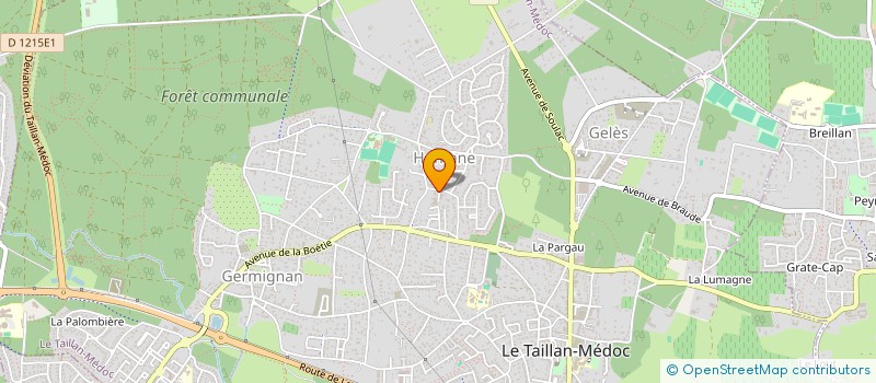 localisation de l'entreprise CHARPIAT ANIBALI  LE TAILLAN-MEDOC