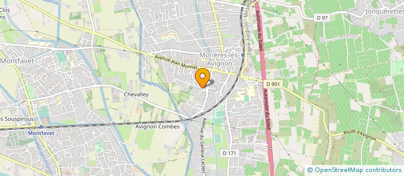 localisation de l'entreprise CHARPIER REVETEMENTS  MORIERES-LES-AVIGNON