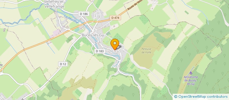 localisation de l'entreprise CHARPILLET SARL  BUCEY-LES-GY